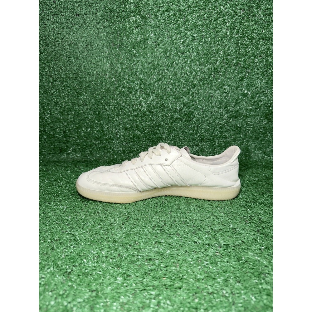 Adidas Samba Womens 8.5 Mens 7 White Leather Casual Shoe Comfort Walking Sneaker - Picture 9 of 15